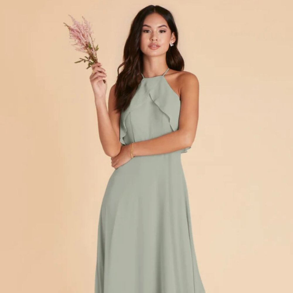 Birdy Grey Jules Chiffon Sage Dress